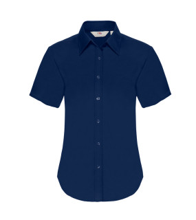 CAMICIA DONNA OXFORD MANICA CORTA COLORATA