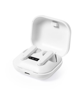 AURICOLARI BLUETOOTH 5.0 CON CUSTODIA cm 4,8x5,5x2,6