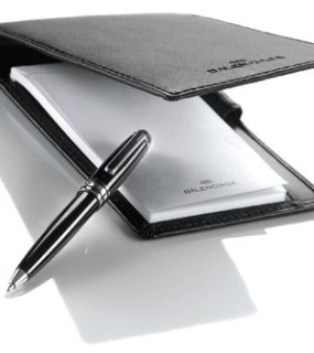 BALENCIAGA SET PENNA E BLOCK NOTES