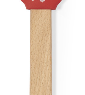 SPATOLA CON MOTIVO NATALIZIO IN LEGNO E SILICONE
