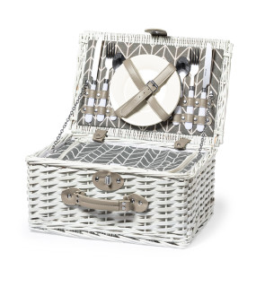 CESTINO PIC-NIC TERMICO PER 2 PERSONE cm 39x26x19
