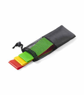 SET DI ELASTICI SPORTIVI (30x5 cm), 3 LIVELLI DI RESISTENZA