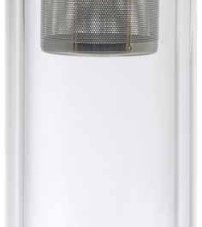 THERMOS IN VETRO CON INFUSORE, 420ml, PARETE DOPPIA