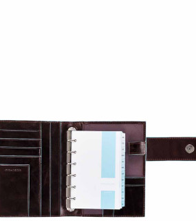 ORGANIZER MEDIO CON PATTA IN PELLE