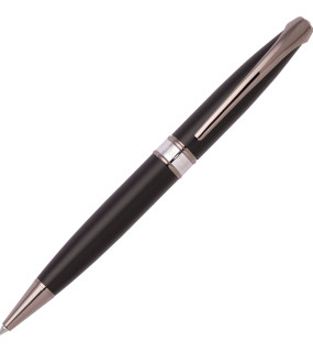 CERRUTI 1881 SFERA A ROTAZIONE IN LACCA NERA REFILL BLU