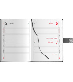 AGENDA GIORNALIERA 15x21 cm C/FIBBIA, IN TERMOVIRANTE