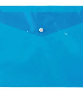 BUSTA TRASPARENTE FORMATO A4 IN PVC CON BOTTONE