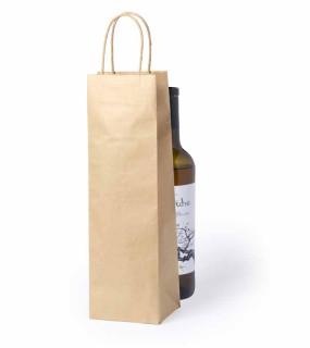 SHOPPER PORTABOTTIGLIA IN CARTA 100gr cm 12x36x10