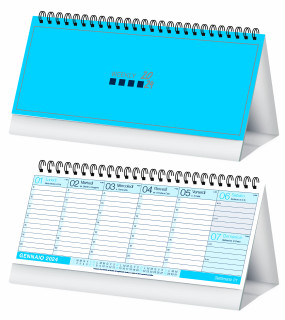 CALENDARIO DA TAVOLO 28 FOGLI cm. 25x10,5