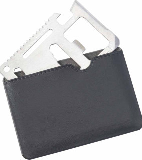 CARD SET UTENSILI 11 FUNZIONI cm 8x5,5x0,3