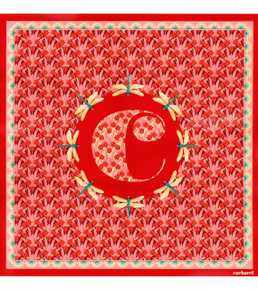 CACHAREL FOULARD IN POLIESTERE cm. 90x90