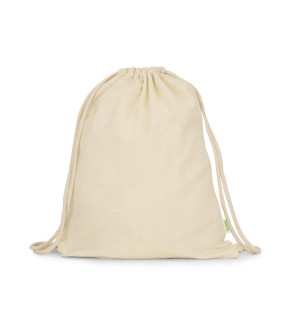 SACCA A ZAINO IN COTONE ORGANICO 120gr cm 38x42