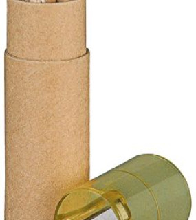 ASTUCCIO CON 6 MATITE COLORATE E TEMPERINO