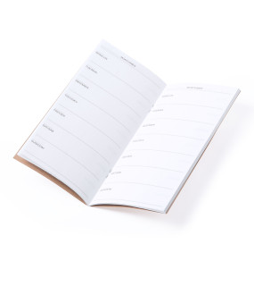 AGENDA PERPETUA SETTIMANALE IN CARTONE RICICLATO