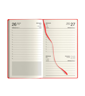 AGENDA GIORNALIERA 9x15 cm IN MIDI CARTONATO