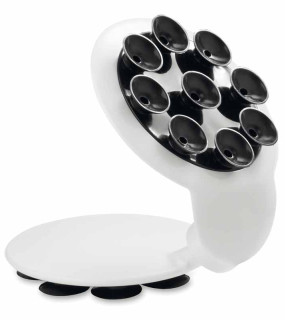 PORTACELLULARE DA AUTO IN ABS CON VENTOSE cm. 6x3,5