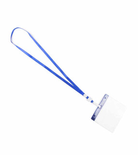 PORTABADGE IN PVC E LANYARD COORDINATO