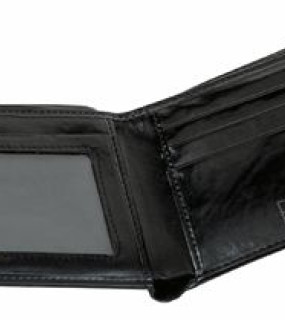 BASILE P/FOGLIO UOMO IN ECOPELLE VERNICE NERO