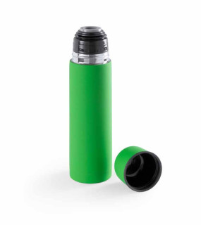 THERMOS IN ACCIAIO INOX, FINITURA OPACA, 500ml, PARTE DOPPIA