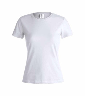 T-SHIRT DONNA GIROCOLLO MANICA CORTA BIANCA 150gr