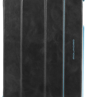 CUSTODIA IN PELLE CON PATTA PIEGHEVOLE PER iPAD2 E NUOVO iPAD