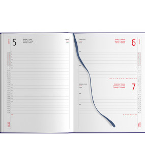 AGENDA GIORNALIERA 15x21 cm CON PORTAPENNA IN MIDI CARTONATO