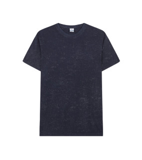 T-SHIRT GIROCOLLO EFFETTO JEANS LAVATO 150 GR