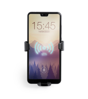 PORTACELLULARE CON RICARICA WIRELESS 5W