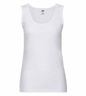CANOTTA VALUEWEIGHT LADY FIT 100% COT. 160 GR BIANCO