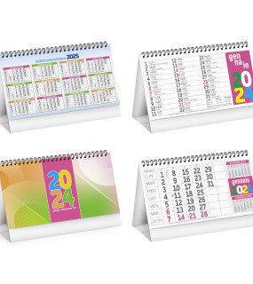 CALENDARIO FLUO DA TAVOLO 13 FOGLI