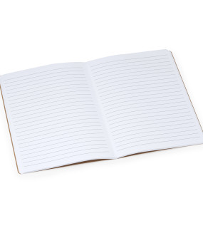 QUADERNO A RIGHE FORMATO A5 IN CARTONE RICICLATO 60 PAGINE