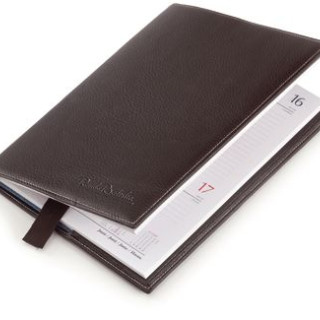 R. BALESTRA PORTAGENDA IN ECOPELLE COLORE NERO cm. 25X19