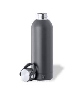 BORRACCIA TERMICA 500ml IN ACCIAIO INOX RICICLATO, PARETE DOPPIA
