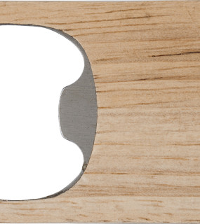APRIBOTTIGLIE IN LEGNO DI FAGGIO E ACCIAIO 6,7x4x0,8 cm
