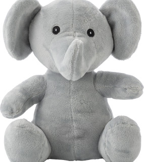 PELOUCHE ELEFANTE CON ETICHETTA PER LA STAMPA