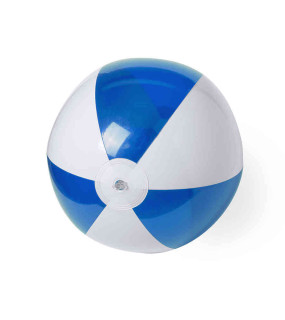 PALLONE DA SPIAGGIA CON SPICCHI COLORATI TRASPARENTI cm. 26 diam