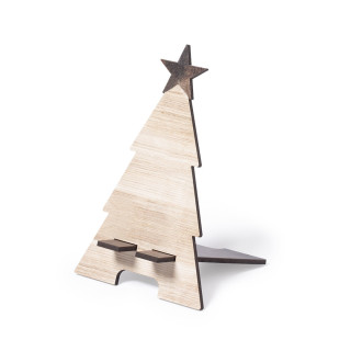 PORTACELLULARE A FORMA DI ALBERO DI NATALE cm. 14x9x7,7