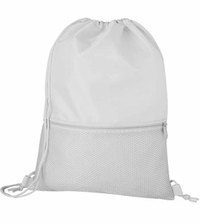 SACCA ZAINO CON ZIP IN POLIESTERE 210D cm 32x43