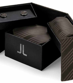 LANCETTI SET CRAVATTA, GEMELLI E FAZZOLETTO