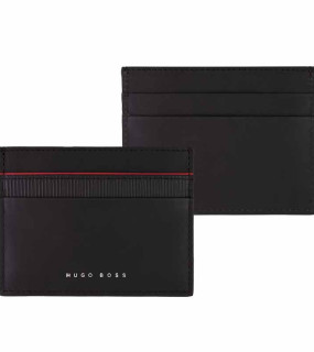 HUGO BOSS PORTACARTE DI CREDITO IN PELLE LISCIA cm 10x7,5