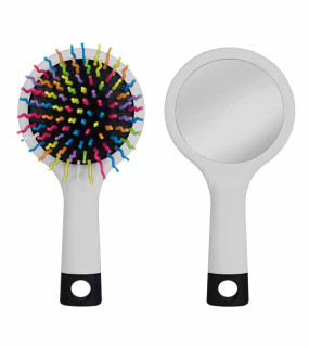 SPAZZOLA CON SPECCHIETTO cm 15x7,5