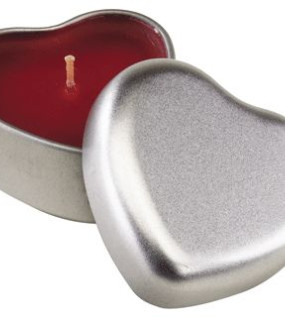 CANDELA A FORMA DI CUORE