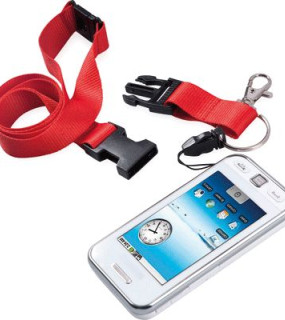 PORTAPASS PORTACELLULARE CON SGANCIO DI SICUREZZA cm 78x2