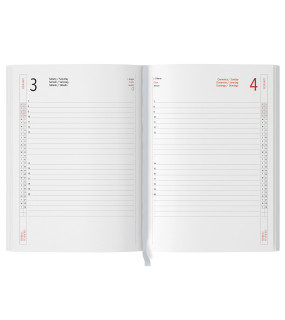 AGENDA GIORNALIERA A PORTAFOGLIO cm. 15x21 (INTERNO)