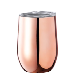 TAZZA TERMICA IN ACCIAIO 350ml CON ESTERNO IN RAME GALVANIZZATO