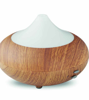 DIFFUSORE DI AROMI CON LUCI, PARTICOLARI IN BAMBU'  Ø13x9,5 cm
