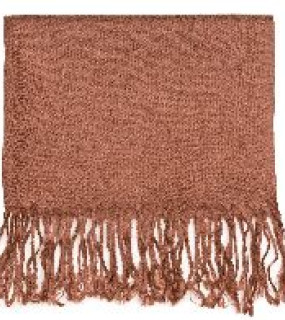 BALDININI SCIARPA TIPO PASHMINA CON FRANGE cm 160x50