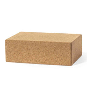 BLOCCO PER YOGA E PALESTRA IN SUGHERO NATURALE 22,5x7,5x15 cm