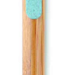 SFERA A SCATTO IN BAMBOO/PAGLIA DI GRANO/ABS REFILL BLU