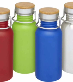 BORRACCIA IN ACCIAIO INOX CON TAPPO A VITE , 550ml, PARETE SINGO
